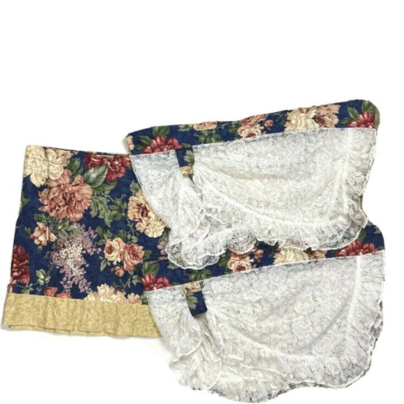3 Vintage Window Treatments Valances Curtains